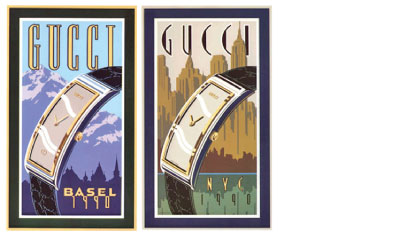 Gucci Watch Company - Limited Edition Serigraph Posters - 23” x 35”